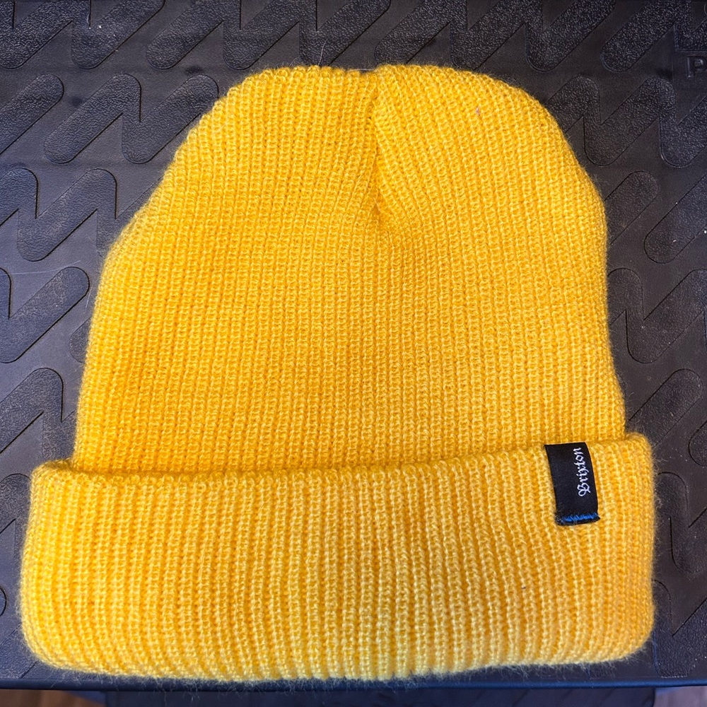 Brixton golden yellow cuff beanie OSFM